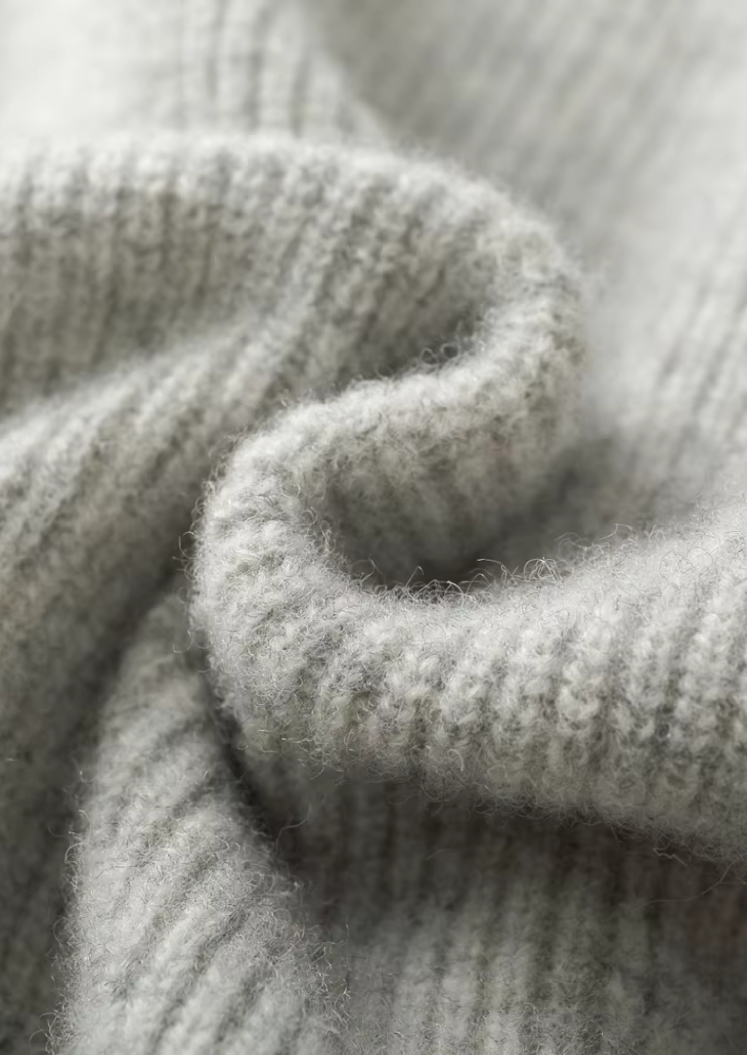 MERINO RIBBED ZIPPER