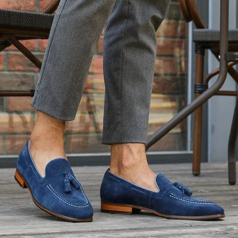 AGOSTINO LOAFERS - Navy Blue